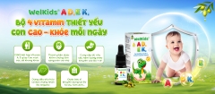WelKids ADEK – Bí Quyết Giúp Bé Cao Khỏe, Đề Kháng Tốt Từ 0 Tháng Tuổi