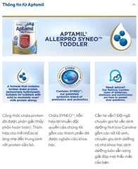 Sữa Aptamil AllerPro Syneo Số 3 900g – Giải Pháp Tốt Nhất Cho Bé Dị Ứng Đạm Sữa Bò 12-36 Tháng