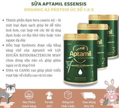 Sữa Aptamil Essensis Úc Số 2 900g – Dinh Dưỡng Hữu Cơ Đạm A2 Cho Bé 6-12 Tháng