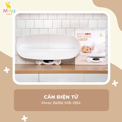 Cân Điện Tử Moaz BéBé MB-084 – Cân Đo Trọng Lượng Chiều Cao Cho Bé Sơ Sinh Chính Xác 120kg, Chế Độ Thông Minh Theo Dõi Phát Triển, Dùng Cho Người Lớn