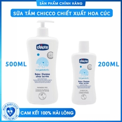 SỮA TẮM CHICCO CHIẾT XUẤT  HOA CÚC CỦA Ý ( 200ml - 500ml )