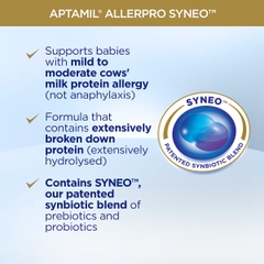 Sữa Aptamil AllerPro Syneo Số 1 900g – Giải Pháp Tốt Nhất Cho Bé Dị Ứng Đạm Sữa Bò 0-6 Tháng