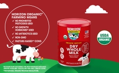 Horizon Organic Dry Whole Milk 870g – Sữa Bột Hữu Cơ Tiện Lợi, Giàu Dinh Dưỡng