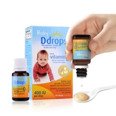 VITAMIN BABY DDROPS D3 400 I.U 90 Giọt ( Mỹ )