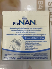 Nestlé PreNAN HMF 1g x 72 Gói – Bột Bổ Sung Sữa Mẹ Cho Trẻ Sinh Non Và Nhẹ Cân