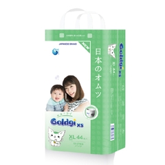 Bỉm Tã quần Goldgi+ X5 size XL 44 miếng (cho bé 12 - 17kg)