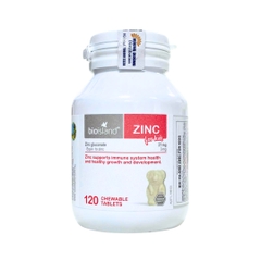 Bio Island ZINC Cho Trẻ Em – Viên Nhai Kẽm Hỗ Trợ Miễn Dịch, Chức Năng Nhận Thức Và Phát Triển Toàn Diện