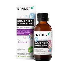 Siro mũi Brauer Runny Nose cho bé từ 6 tháng - 100ml