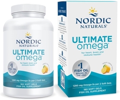 Dầu Cá Omega-3 Nordic Naturals Ultimate Omega 1280mg (180 Viên): Đỉnh Cao Chăm Sóc Não Bộ Và Tim Mạch