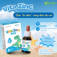 Kẽm Hữu Cơ Nhỏ Giọt Vita ZinC VitaLife 30ml – Bổ Sung Kẽm Cho Bé Ăn Ngon, Tăng Đề Kháng, Hỗ Trợ Phát Triển 2026 Chính Hãng Giá Rẻ