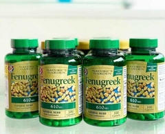 Vitamin Fenugreek 610mg (Cỏ Cà Ri Lợi Sữa) 2026 – Viên Uống Chiết Xuất Tự Nhiên Cỏ Cà Ri Kích Thích Tăng Tiết Sữa Cải Thiện Chất Lượng Sữa Hỗ Trợ Phục Hồi Sức Khỏe Mẹ Sau Sinh Tăng Size Vòng 1 Như Hormone Estrogen Chính Hãng Nature's Garden Anh Giá Rẻ