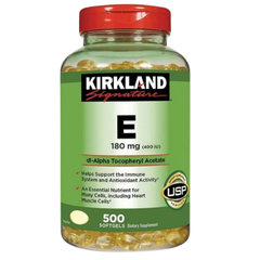 Viên Uống Đẹp Da Kirkland Signature Vitamin E 400IU (500 viên) Mỹ