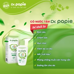 Nước tắm gội thảo dược Dr Papie – Làm sạch dịu nhẹ, bảo vệ làn da bé