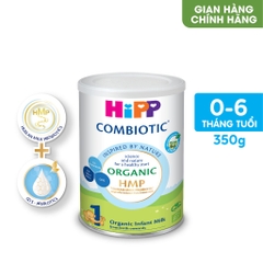 🍼 Sữa bột công thức HiPP 1 Organic Combiotic 350g – Sữa Hữu Cơ Cho Bé Sơ Sinh