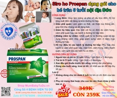 Siro Ho Prospan Dạng Gói Nhỏ Hộp 21 Gói 5ml: Công Dụng, Liều Dùng, Giá Bán Và Review Chi Tiết 2025 – Siro Ho Prospan Đức Trị Ho Long Đờm Giảm Viêm Đường Hô Hấp An Toàn Cho Trẻ Em Người Lớn Không Cồn Không Đường Chính Hãng Giá Rẻ