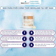 Viên Nang Canxi Sữa Hữu Cơ Bio Island Úc: Giải Pháp Xương Răng Chắc Khỏe Cho Cả Gia Đình