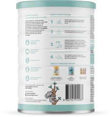 Sữa Sprout Organic Plant Based Toddler Drink 700g Cho Bé Từ 12 Tháng Trở Lên Dị Ứng Đạm Sữa Bò