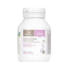 Bio Island DHA Cho Bà Bầu & Calcium Hữu Cơ 60 Viên – Bổ Sung DHA 210mg + Canxi Sữa Bò Hữu Cơ Hỗ Trợ Trí Não, Xương Thai Nhi Phát Triển Toàn Diện