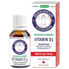 Vitamin D3 BioAmicus 400IU/giọt 10ml