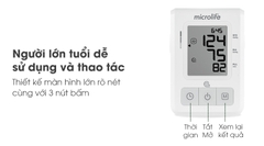 Máy đo huyết áp điện tử Microlife B2 Basic