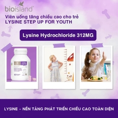Bột Lysine BioIsland Phát Triển Chiều Cao Cho Bé Từ 6 Tháng Tuổi – Tăng Trưởng Lành Mạnh, Tăng Cân Chiều Cao Tối Ưu
