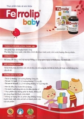 Siro Ferrolip Baby Bổ Sung Sắt Hỗ Trợ Tạo Hồng Cầu Hương Đào 30ml Dạng Nhỏ Giọt (Từ 0 Tháng) 2026 – Siro Bổ Sung Sắt Cho Bé Sơ Sinh Thiếu Máu Thiếu Sắt Tăng Cường Hấp Thu Sắt An Toàn Dễ Uống Chính Hãng Ý Giá Rẻ