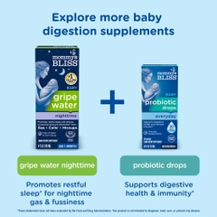 Nước Giảm Đầy Hơi Mommy’s Bliss Gripe Water Original 120ml 2026 – Siro Thảo Dược Dạng Lỏng An Toàn Dịu Nhẹ Làm Dịu Đầy Hơi Đau Bụng Nấc Cụt Quấy Khóc Ở Trẻ Sơ Sinh Chính Hãng Mỹ Giá Rẻ Không Chất Bảo Quản Không Paraben
