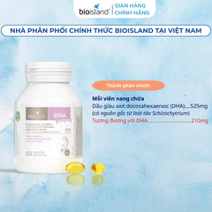 Viên Uống DHA Bio Island Cho Mẹ Bầu Và Sau Sinh: Khởi Đầu Hoàn Hảo Cho Trí Não Thai Nhi