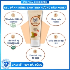 GEL ĐÁNH RĂNG SƠ SINH BABY BRO HƯƠNG DÂU HÀN QUỐC