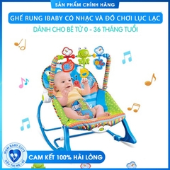 Ghế Rung IBaby - TiiBaby Rocker có nhạc và đồ chơi lục lạc. Dành cho bé từ 0-36 tháng