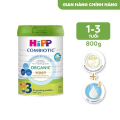 🍼 SỮA HiPP COMBIOTIC ORGANIC SỐ 3 – SỮA HỮU CƠ CHUẨN CHÂU ÂU CHO BÉ TỪ 12 THÁNG TUỔI
