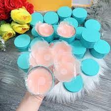 Hộp 10 Miếng (5 Cặp) Dán Ngực Silicon siêu dính, dán Nhũ Hoa - Miếng Dán Ti