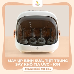 Máy Úp Bình Tiệt Trùng Sấy Khô Tia UVC Moaz BéBé MB-044 – Máy Tiệt Trùng Bình Sữa UV, Sấy Khô, Bảo Quản Bình Sữa Cho Bé Sơ Sinh, Thiết Kế Nhỏ Gọn