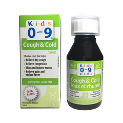 SIRO HO HOMEOPATHIC KIDS COUGH COLD CANADA CHO TRẺ 0-9 TUỔI 100ml