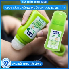 Chai Lăn chống Muỗi Chicco 60ml ( Ý )