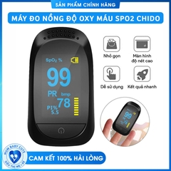 Máy đo nồng độ oxy máu SpO2 CHIDO NHẬT BẢN