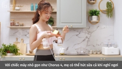 MÁY HÚT SỮA ĐIỆN ĐÔI - CHORUS 4 - FB1101TY