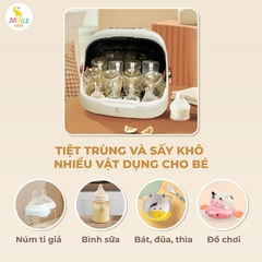 Máy Úp Bình Tiệt Trùng Sấy Khô Tia UVC Moaz BéBé MB-044 – Máy Tiệt Trùng Bình Sữa UV, Sấy Khô, Bảo Quản Bình Sữa Cho Bé Sơ Sinh, Thiết Kế Nhỏ Gọn