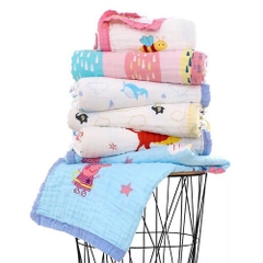 Chăn Xô Sợi Cotton 4 Lớp Bo Viền, Chăn Xô Aden Sợi Cotton