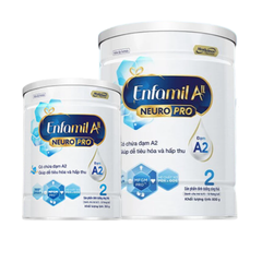 Sữa bột Enfamil A2 NeuroPro số 2 350g - 800g Cho Trẻ Từ 6-12 Tháng