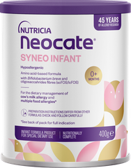 🍼 Sữa Neocate Syneo 400g – Sữa y khoa đặc trị dị ứng đạm sữa bò, hỗ trợ tiêu hóa kém