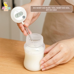 Nhiệt Kế Đo Sữa Moaz BéBé MB-020 – Nhiệt Kế Đo Nhiệt Độ Nước Pha Sữa Cho Bé Sơ Sinh Chính Xác Nhanh 5s, Phạm Vi -20 Đến 250°C Đo Nước Tắm Đồ Ăn Dặm, Giữ Dưỡng Chất Sữa