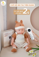 Nhiệt Kế Hồng Ngoại Moaz BéBé MB-097 – Nhiệt Kế Đo Nhiệt Độ Cho Bé Sơ Sinh Chính Xác Nhanh Chóng, Lưu Trữ Kết Quả Chuyển Đổi Độ F C Nhỏ Gọn Tiện Lợi