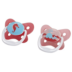 Bộ 2 Núm ti giả chỉnh nha Dr.Brown's hình cá voi cá ngựa – 2 psc (0-6m)