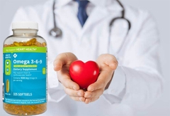 Viên uống Member's Mark Omega 3-6-9 Supports Heart Health 325 viên của Mỹ omega 369