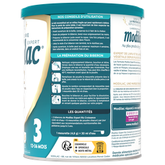 Sữa bột đạm gạo Modilac Expert Riz 3 dành cho trẻ bị ứng đạm bò, bất dung nạp lastose từ 12-36tháng - 800g
