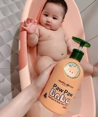 Sữa tắm gội Paw Paw Baby Healthy Care 500ml của Úc cho trẻ