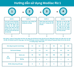 Sữa bột đạm gạo Modilac Expert Riz 1 dành cho trẻ bị ứng đạm bò, bất dung nạp lastose từ 0-6 tháng - 800g