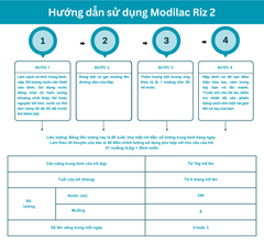Sữa bột đạm gạo Modilac Expert Riz 2 dành cho trẻ bị ứng đạm bò, bất dung nạp lastose từ 6-12 tháng - 800g