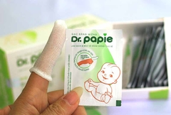 Gạc răng miệng rơ lưỡi Dr.Papie làm sạch và bảo vệ răng miệng cho bé (10 gói)